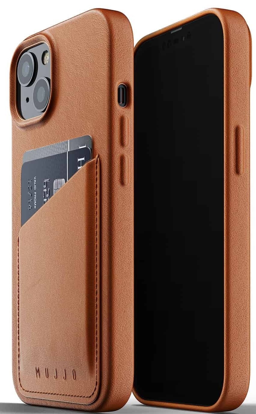 

Чехол MUJJO для iPhone 13 Wallet Full Leather Tan (MUJJO-CL-022-TN)