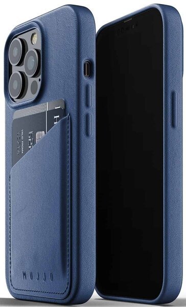 

Чехол MUJJO для iPhone 13 Pro Wallet Full Leather Monaco Blue (MUJJO-CL-016-BL)