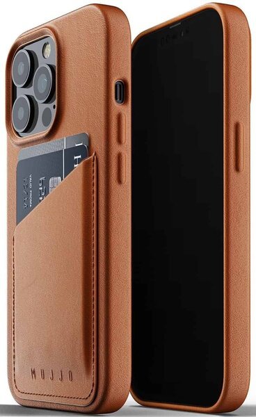 

Чехол MUJJO для iPhone 13 Pro Wallet Full Leather Tan (MUJJO-CL-016-TN)