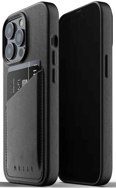 

Чехол MUJJO для iPhone 13 Pro Wallet Full Leather Black (MUJJO-CL-016-BK)