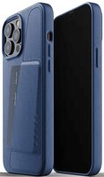 Чехол MUJJO для iPhone 13 Pro Max Wallet Full Leather Monaco Blue (MUJJO-CL-018-BL)