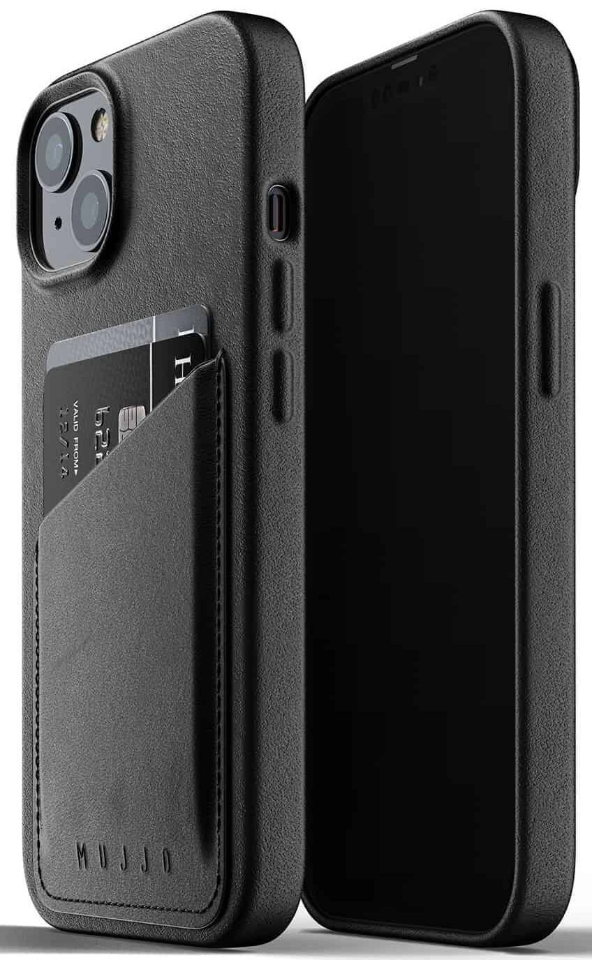 

Чехол MUJJO для iPhone 13 Wallet Full Leather Black (MUJJO-CL-022-BK)