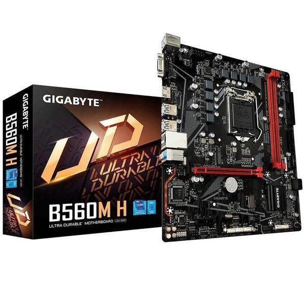 

Материнская плата GIGABYTE B560M H s1200 B560 4xDDR4 M.2 HDMI-VGA Type-C mATX (B560M_H)