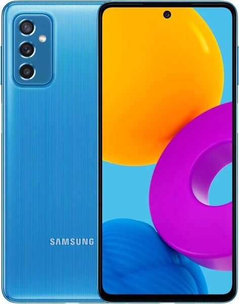 Акція на Смартфон Samsung Galaxy M52 6/128 (M526/128) Light Blue від MOYO