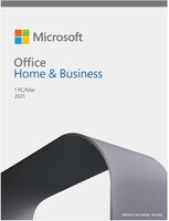 Microsoft Office Для дому та бізнесу 2021 для 1 ПК (Win або Mac), FPP - коробкова версія, англійська мова (T5D-03516)