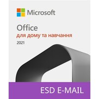 Microsoft Office Для дому та навчання 2021 для 1 ПК або Mac, ESD – електронний ключ, всі мови (79G-05338)