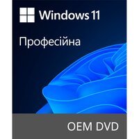 ПО Microsoft Windows 11 Pro 64Bit Ukrainian 1pk DSP OEI DVD (FQC-10557)