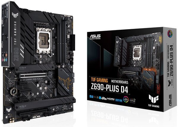 

Материнcкая плата ASUS TUF GAMING Z690-PLUS D4 (TUF_GAMING_Z690-PLUS_D4)