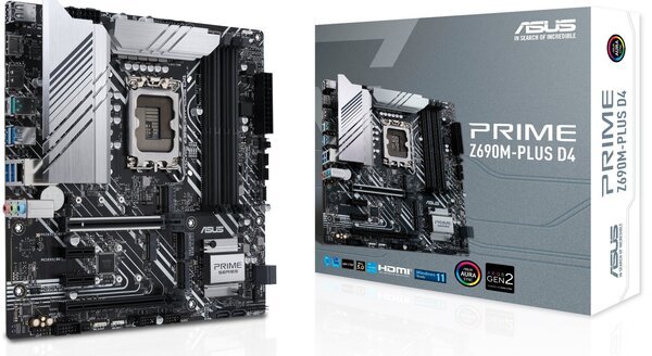 

Материнcкая плата ASUS PRIME Z690M-PLUS D4 (PRIME_Z690M-PLUS_D4)