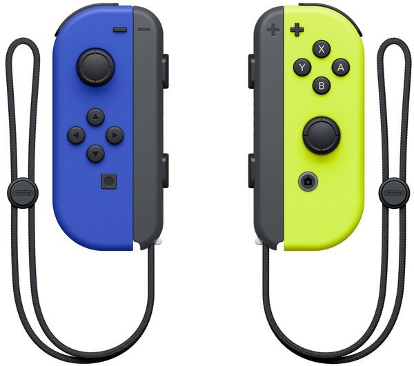 

Набор 2 контроллера Joy-Con (синий/неоновый желтый)