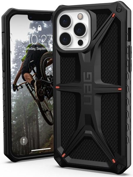

Чехол UAG для iPhone 13 Pro Max Monarch Kevlar Black (113161113940)