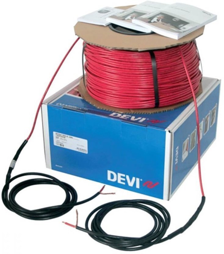 ? Кабель нагрівальний DEVIbasic 20S, одножильний, 159м, 3170W, 230V ...