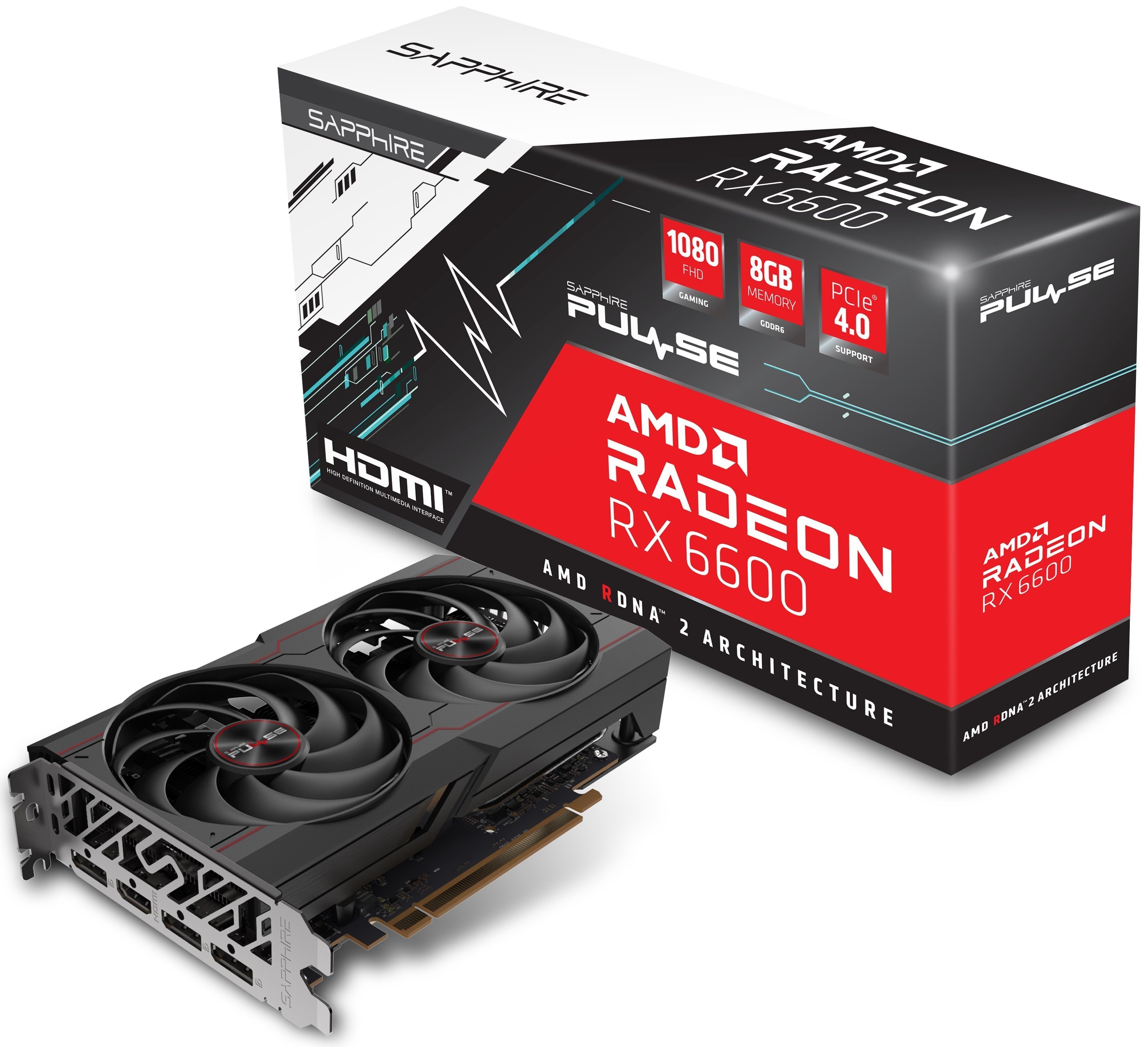 

Видеокарта SAPPHIRE Radeon RX 6600 8GB GDDR6 PULSE (11310-01-20G)