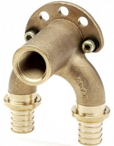 

Уголок настенный Rehau Rautitan RX+, проточный, короткий, 20-16-1/2"