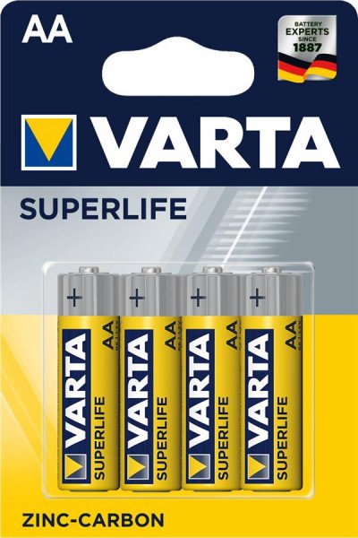 

Батарейка VARTA SUPERLIFE AA 1х4 шт. (шт.)