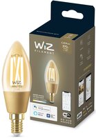Умная лампа WiZ E14 4.9W (25W 370Lm) C35 2000-5000K филаментная Wi-Fi (929003017701)