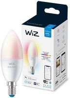 Умная лампа WiZ E14 4.9W (40W 806Lm) C37 2200-6500K RGB Wi-Fi Wi-Fi (929002448802)