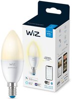 Розумна лампа WiZ E14 4.9W (40W 470Lm) C37 2700K з регулюванням яскравості світла Wi-Fi (929002448502)