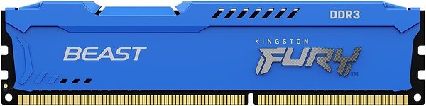 

Память для ПК Kingston DDR3 1866 8GB FURY Beast Blue (KF318C10B/8)