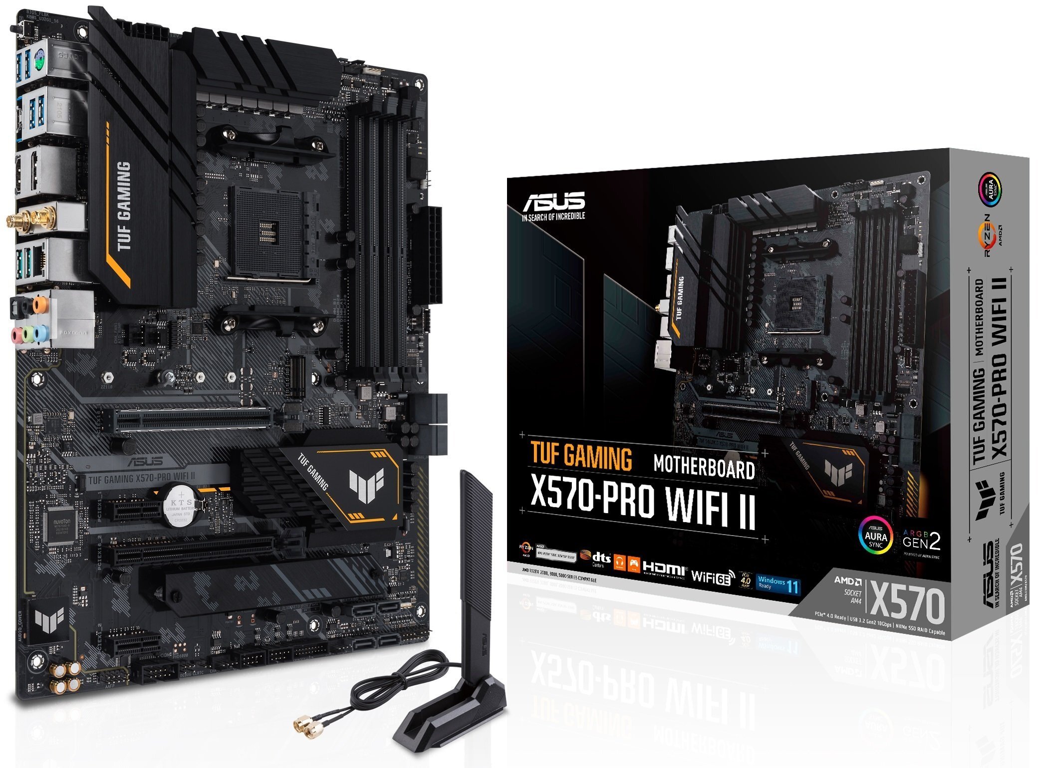 

Материнcкая плата ASUS TUF GAM X570-PROWI-FI II (TUF_GAM_X570-PROWI-FI_II)