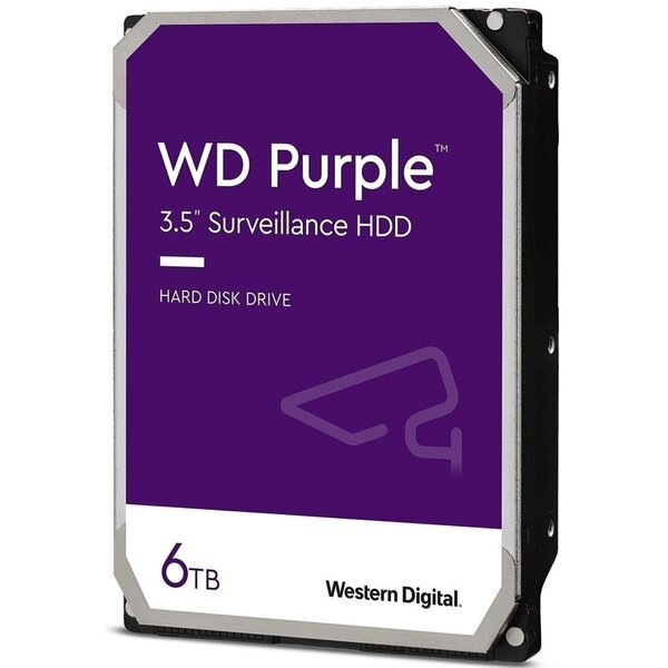

Жесткий диск WD 3.5" SATA 3.0 6TB 5700 256MB Purple Surveillance