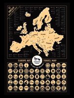 Скретч карта шедевров Европы от Mandrivna Ptakha