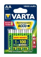 Акумулятор VARTA LONGLIFE ACCU AA 1600mAh BLI 4 NI-MH (56716101404)