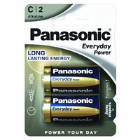 Батарейка Panasonic Everyday Power C BLI 2 Alkaline