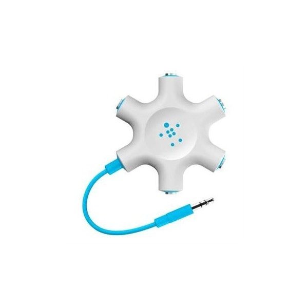 

Разветвитель для наушников Belkin RockStar 5x3.5mm Blue