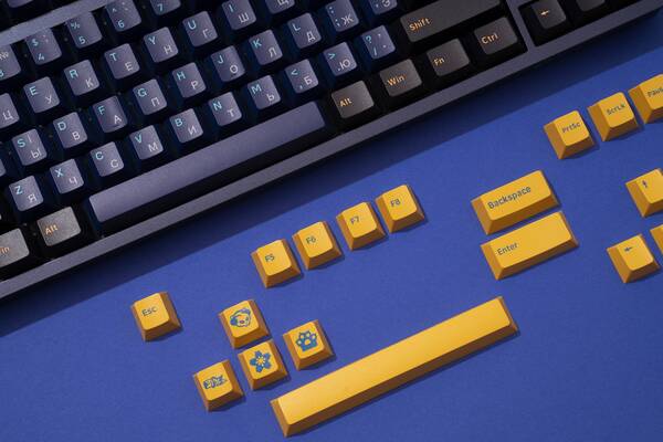 

Клавиатура AKKO 3087 Horizon Cherry MX Blue, RU/UA, Blue/Black