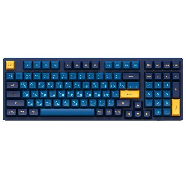 

Клавиатура AKKO 3098S Macaw Akko CS Radiant Red, RU, Black/Blue