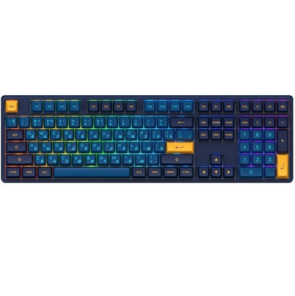

Клавиатура AKKO 5108 Macaw Akko CS Lavender Purple, RU, Black/Blue