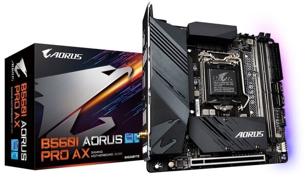 

Материнская плата Gigabyte B560I AORUS PRO AX (B560I_AORUS_PRO_AX)