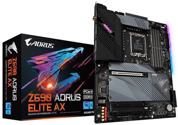 

Материнская плата Gigabyte Z690 AORUS ELITE AX (Z690_AORUS_ELITE_AX)