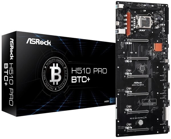 

Материнская плата ASRock H510 PRO BTC+ (H510_PRO_BTC+)