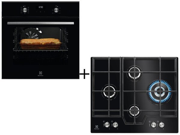 

Духовой шкаф Electrolux OCF5E50Z+Варочная поверхность Electrolux GPE363NK
