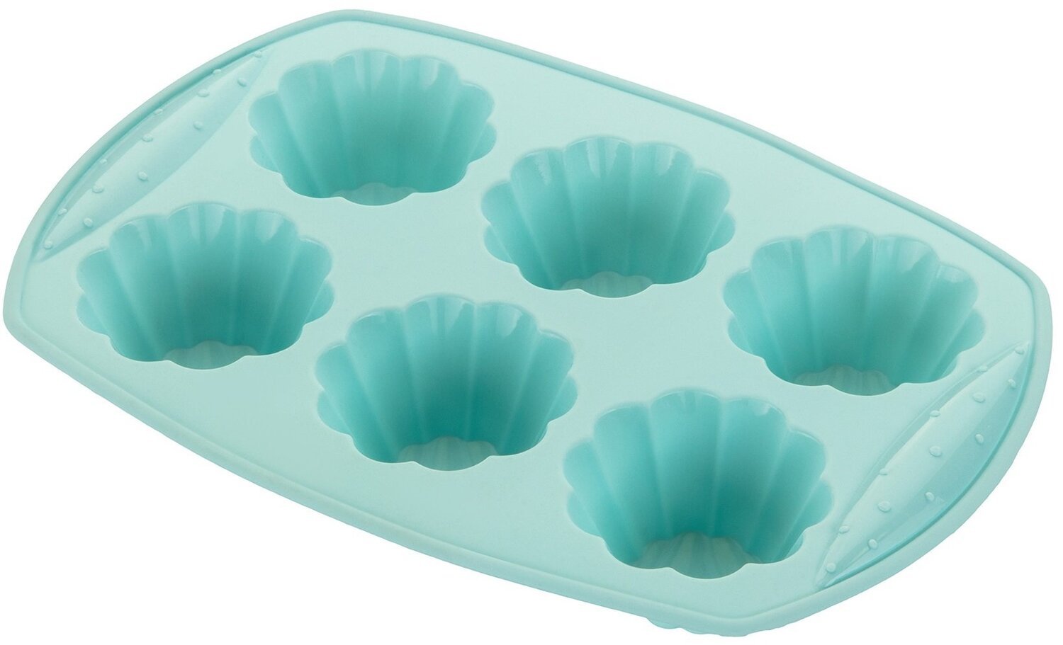 Форма для випікання Ardesto Tasty Baking на 6 шт 30 x 21 x 4 см Silicon Blue (AR2318T) (1149274)