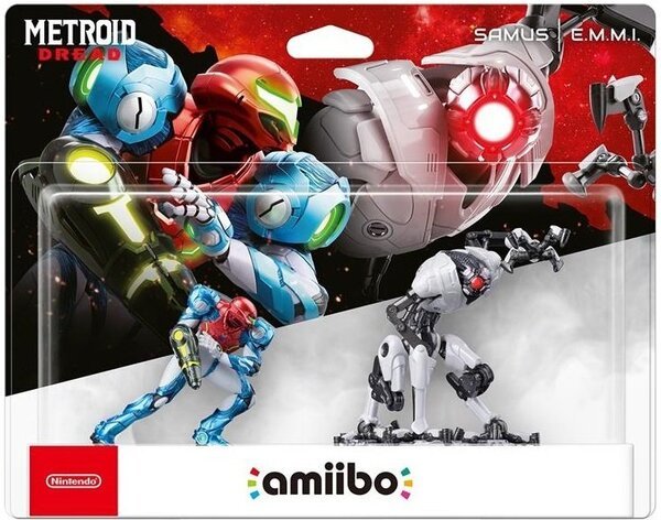 

Набор фигурок Amiibo Самус Аран и E.M.M.I (коллекция Metroid)