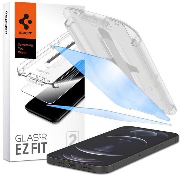 

Защитное стекло Spigen для iPhone 13/13 Pro tR EZ Fit Anti-BlueLight (2Pack) (AGL03389)