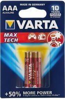 Батарейка VARTA LONGLIFE MAX POWER AAA BLI 2 ALKALINE