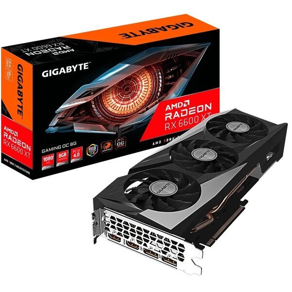 

Видеокарта GIGABYTE Radeon RX 6600 XT GAMING OC 8G (GV-R66XTGAMING_OC-8GD)