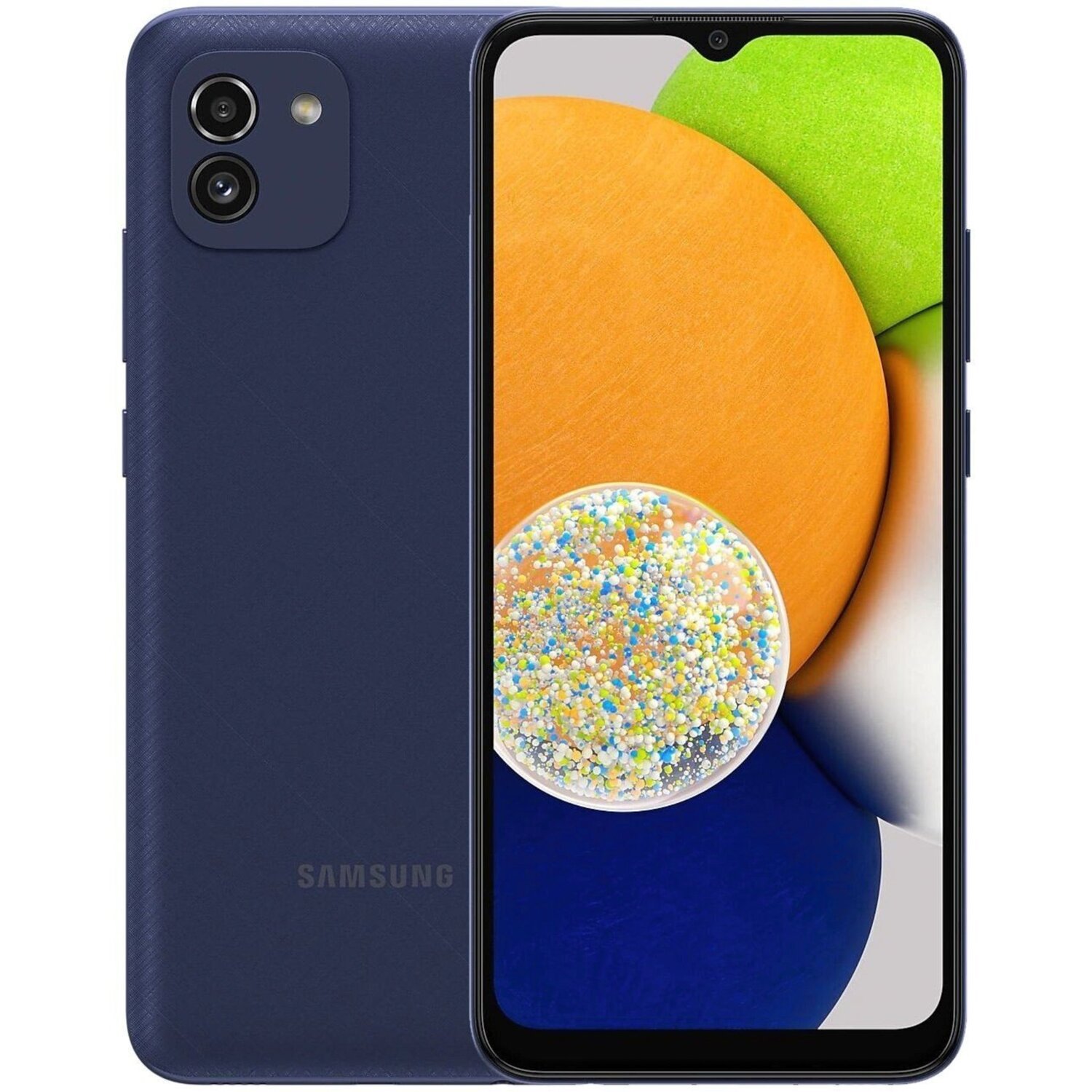 Смартфон Samsung Galaxy A03 A035 64Gb Blueфото