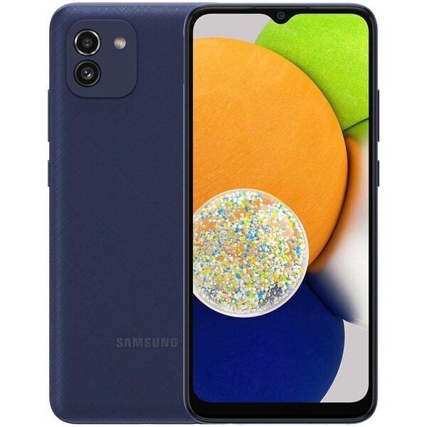 Акція на Смартфон Samsung Galaxy A03 A035 64Gb Blue від MOYO