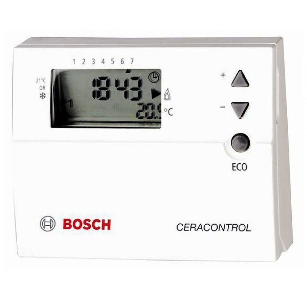 Кімнатний термостат з тижневим программуванням Bosch TRZ 12-2 (1465399)