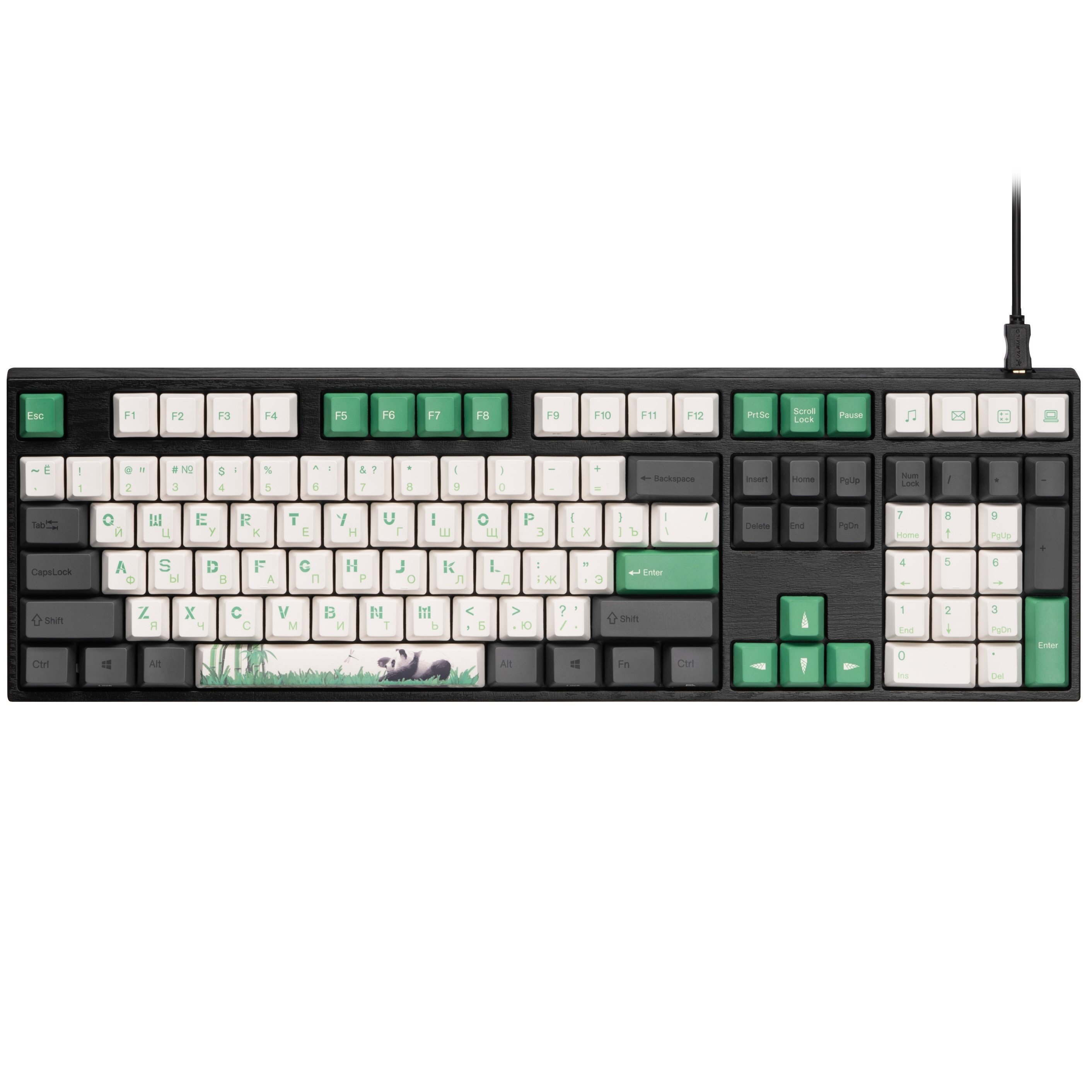 

Игровая клавиатура Varmilo VA108M Panda R2, Cherry MX Blue (VA108MA029A1A2A06A026)