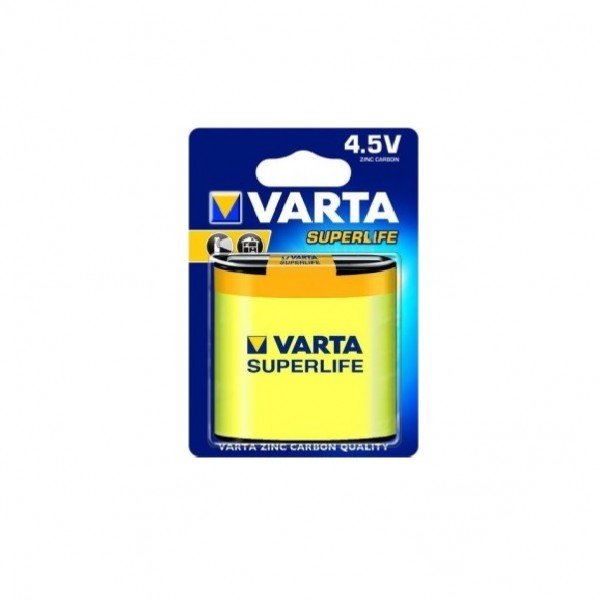 

Батарейка VARTA SUPERLIFE 3R12P FOL 1 ZINC-CARBON (02012101301)