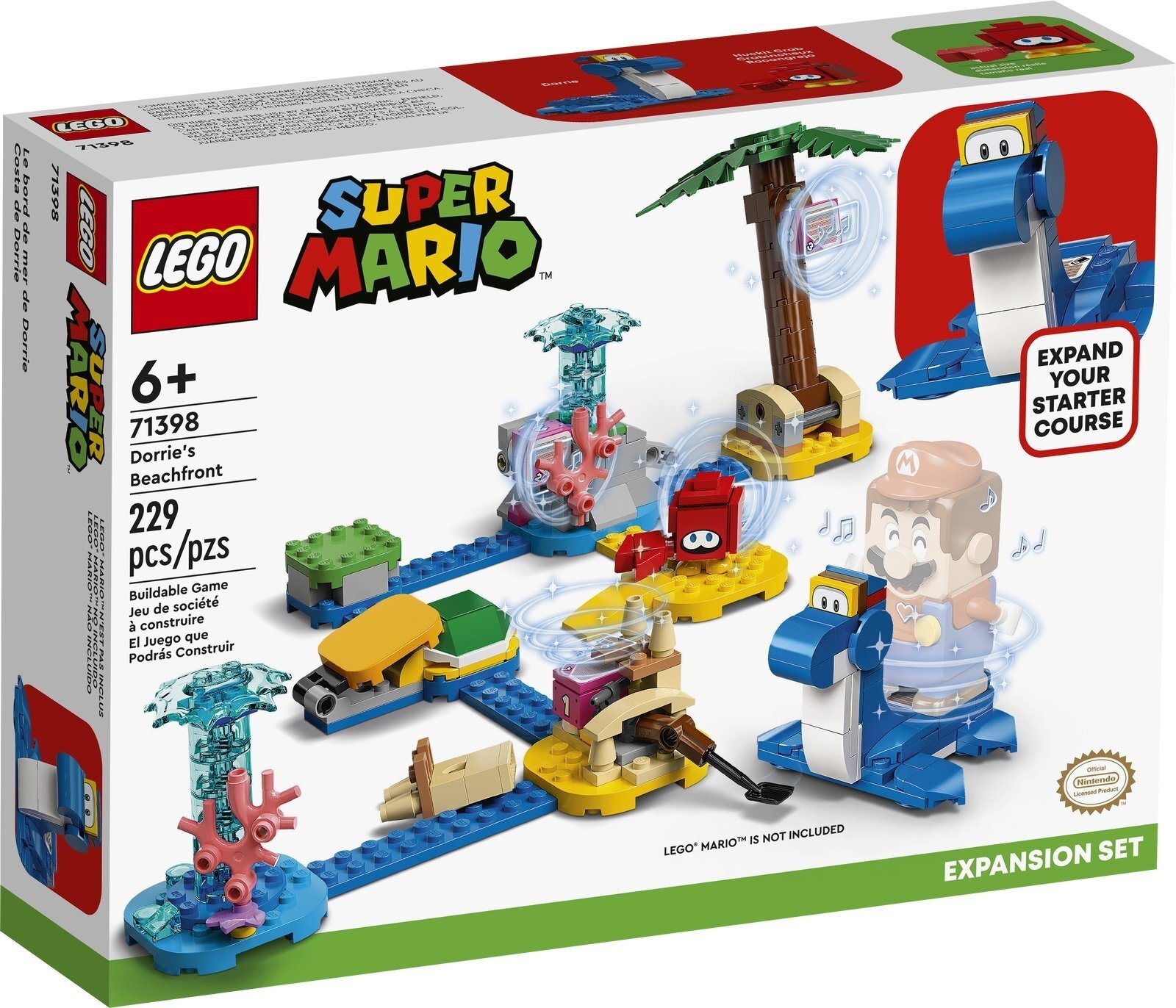 

Конструктор LEGO Super Mario Дополнительный набор «Берег Дорри» 71398