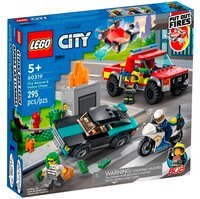 Конструктор LEGO City Пожарная бригада и полицейская погоня 60319