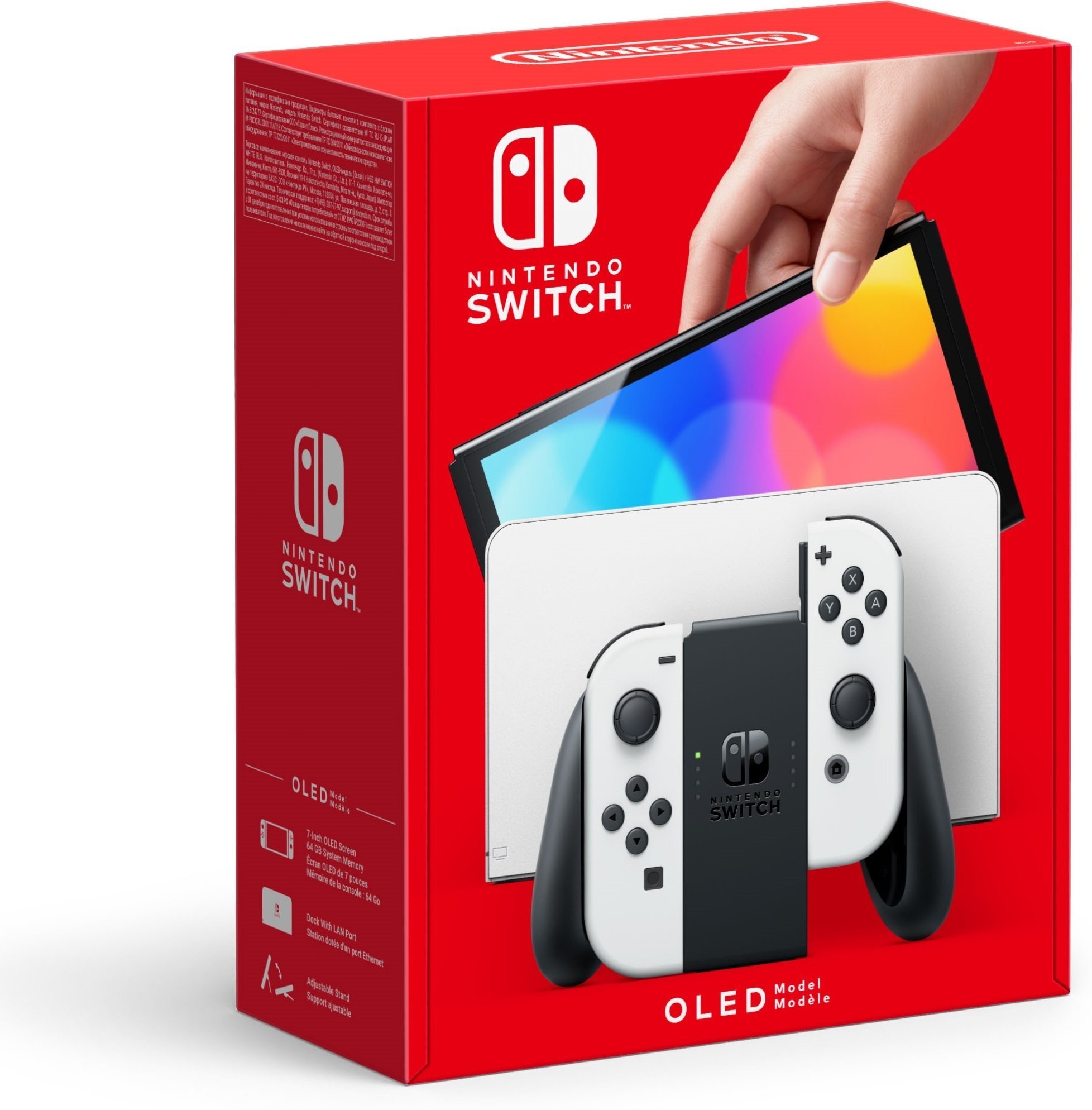 Ігрова консоль Nintendo Switch OLED (біла)фото1