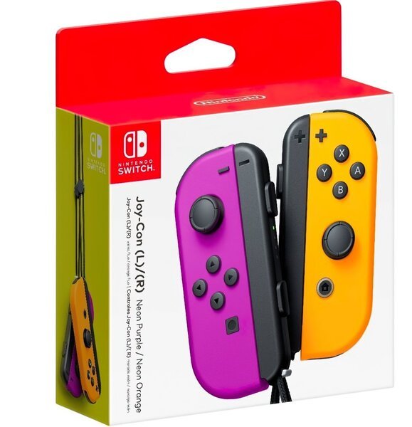 

Набор 2 контроллера Joy-Con (неоновый фиолетовый/неоновый оранжевый)